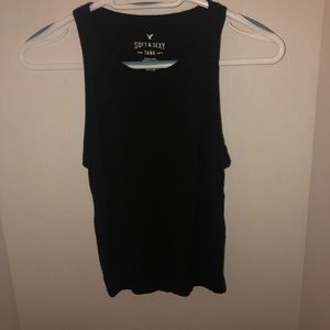 Womans American eagle black soft and sexy tank top